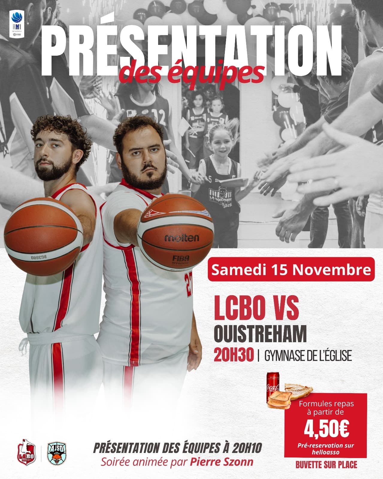 Présentation des équipes