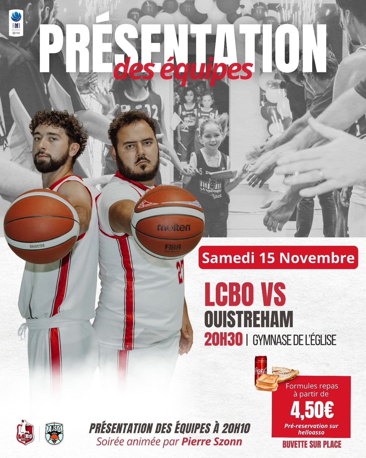 Présentation des équipes